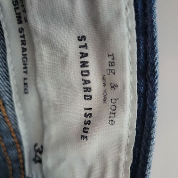 Rag & Bone SELVEDGE Men's Standard Issue Jeans 34 - Picture 7 of 8